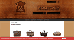 Desktop Screenshot of leatherworld.de